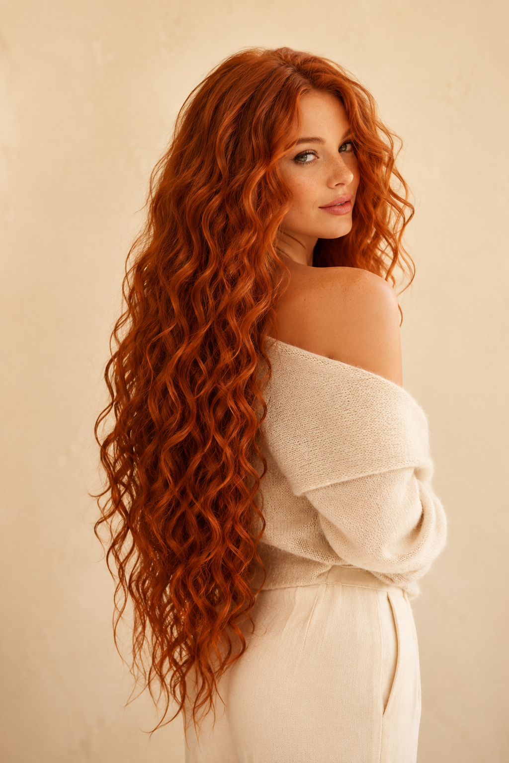Extensions de cheveux longues et bouclées